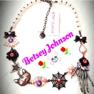 👻Betsey☠️Johnson🎃Multi Gemstone Necklace